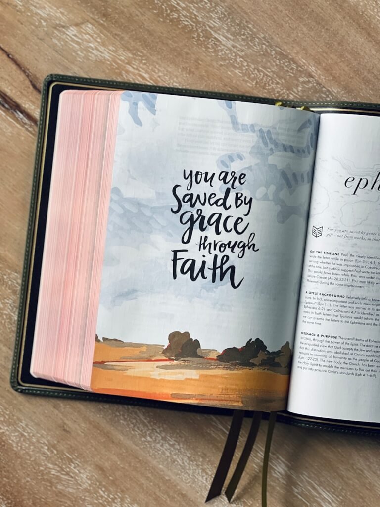 You are saved by grace through faith.